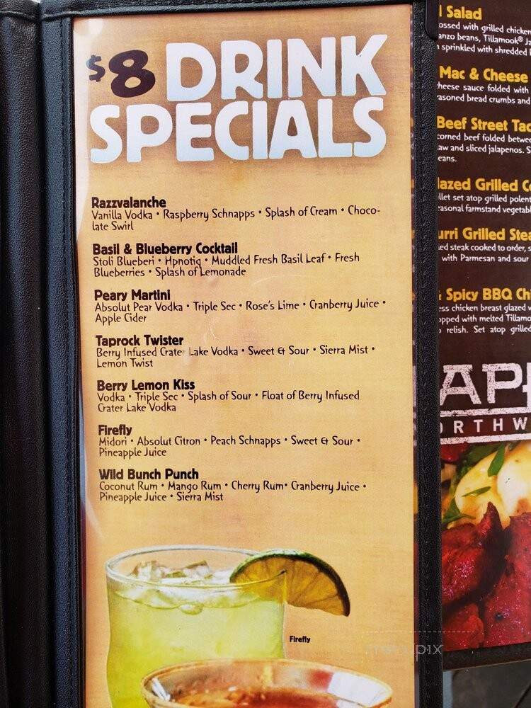 Taprock Northwest Grill - Grants Pass, OR menu_pic
