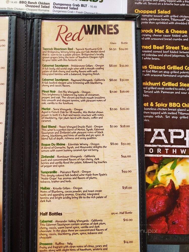 Taprock Northwest Grill - Grants Pass, OR menu_pic