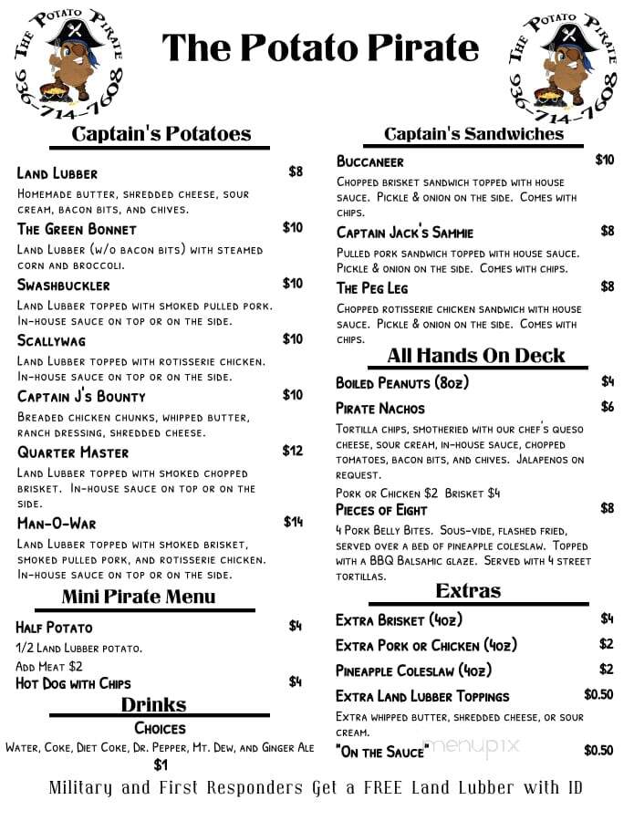 Peggys Corral Incorporated - Palmetto, FL menu_pic