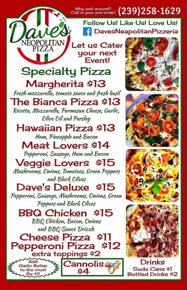 Peggys Corral Incorporated - Palmetto, FL menu_pic