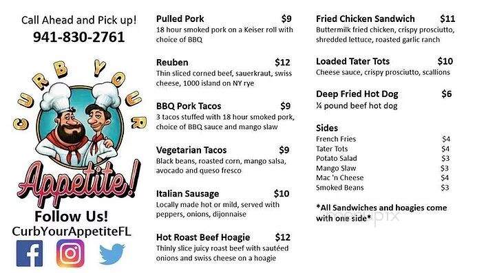 Peggys Corral Incorporated - Palmetto, FL menu_pic