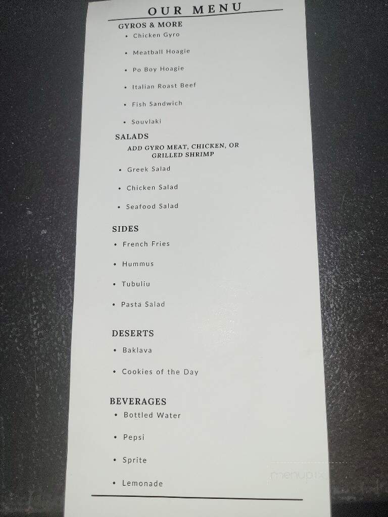 Peggys Corral Incorporated - Palmetto, FL menu_pic