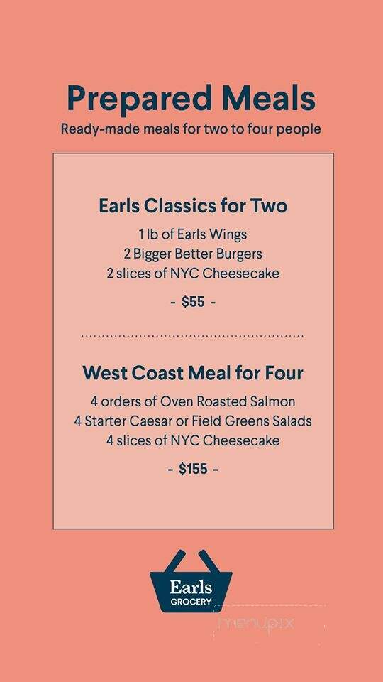 Earl's - Victoria, BC menu_pic