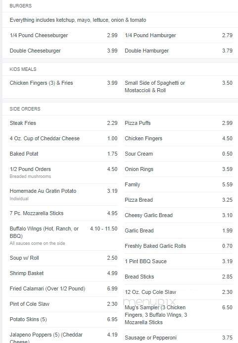 Mugavero's - Des Plaines, IL menu_pic