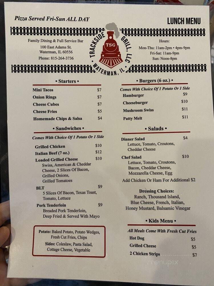 Pub West Pizza - Waterman, IL menu_pic