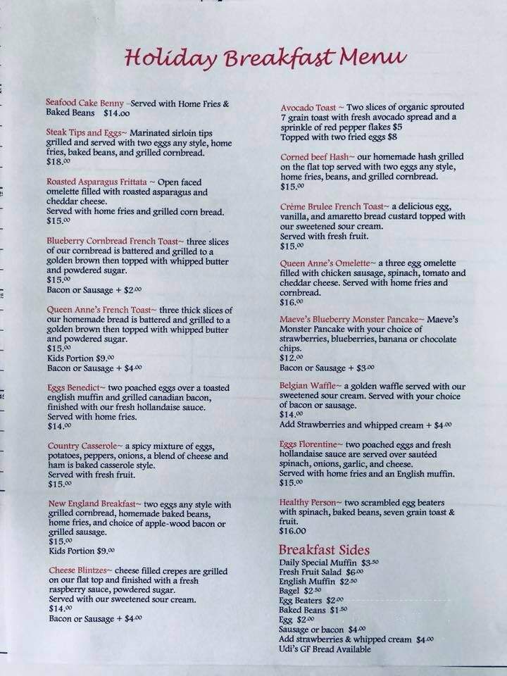 Strawberry Fair Restaurant - Norwell, MA menu_pic