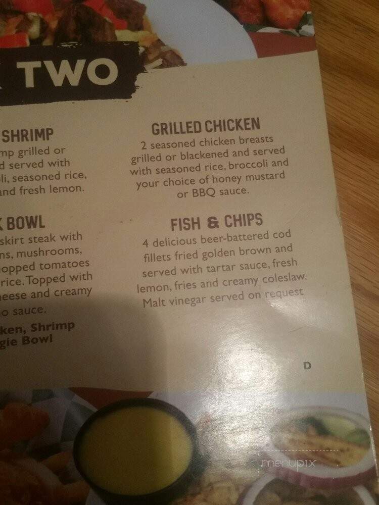 Beef O'Brady's - Thomasville, GA menu_pic