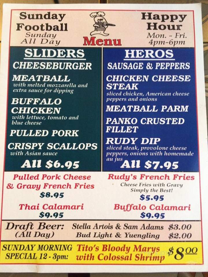 Rudy's Italian Seafood Restaurant - Cliffside Park, NJ menu_pic