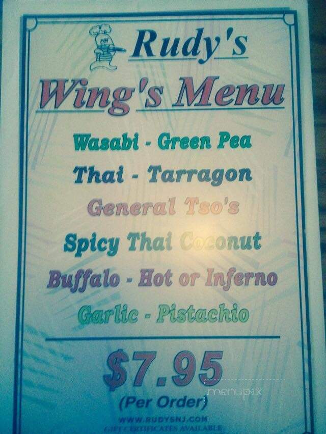 Rudy's Italian Seafood Restaurant - Cliffside Park, NJ menu_pic