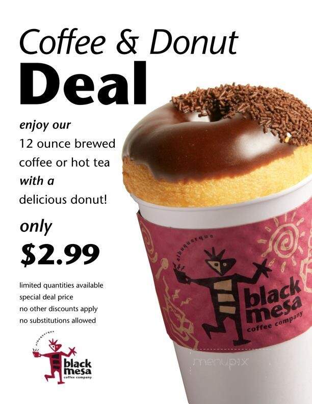 Black Mesa Coffee Co - Albuquerque, NM menu_pic