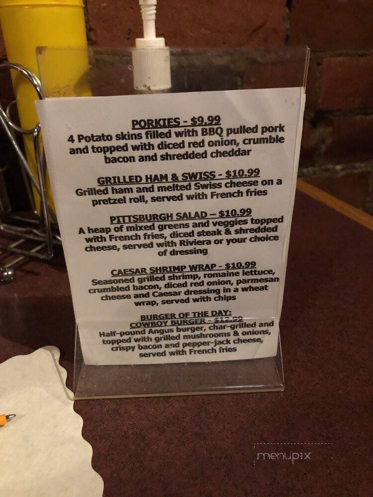 Gin Mill - Ellicottville, NY menu_pic