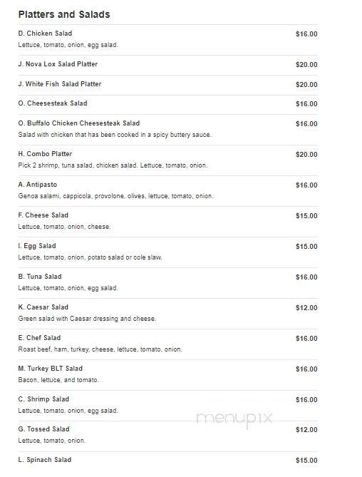 Rich's Delicatessen - Fort Washington, PA menu_pic