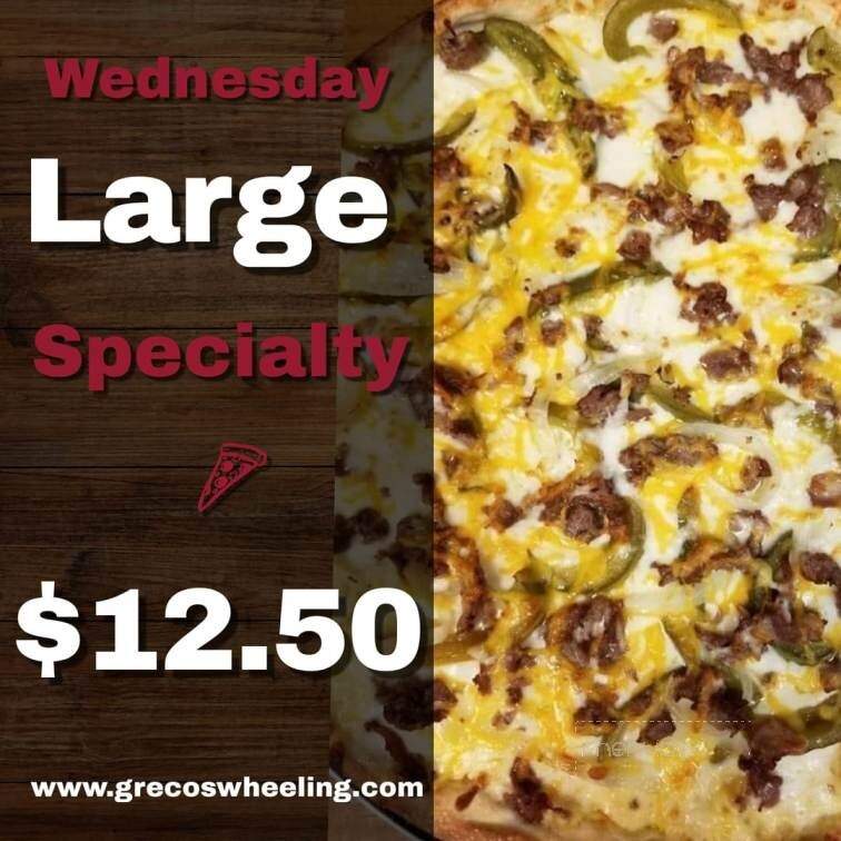 Greco's Good Italian Food - Wheeling, WV menu_pic