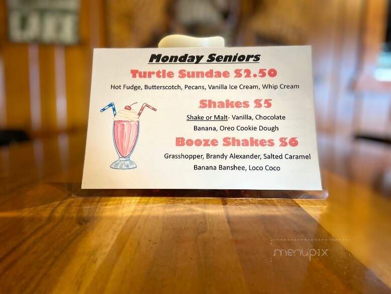 Fitz's On The Lake - Lodi, WI menu_pic