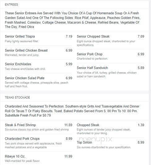 Jim's Restaurant - Niagara, WI menu_pic