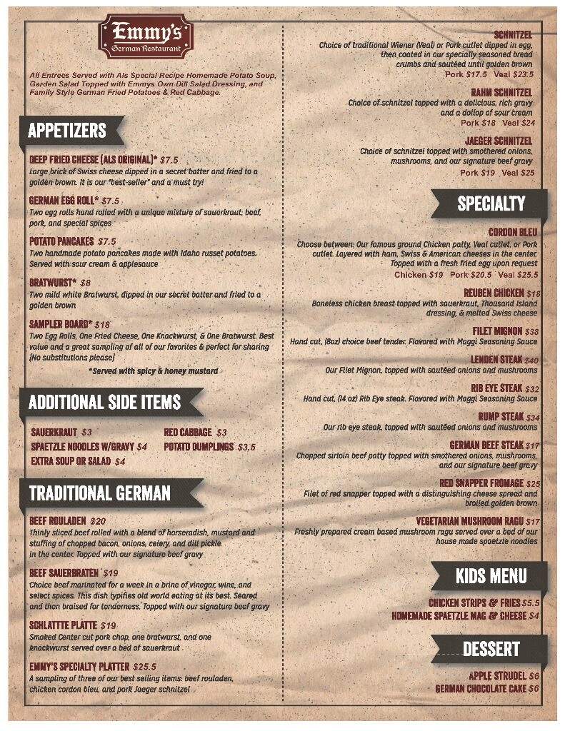 Hall At Taliano's - Fort Smith, AR menu_pic