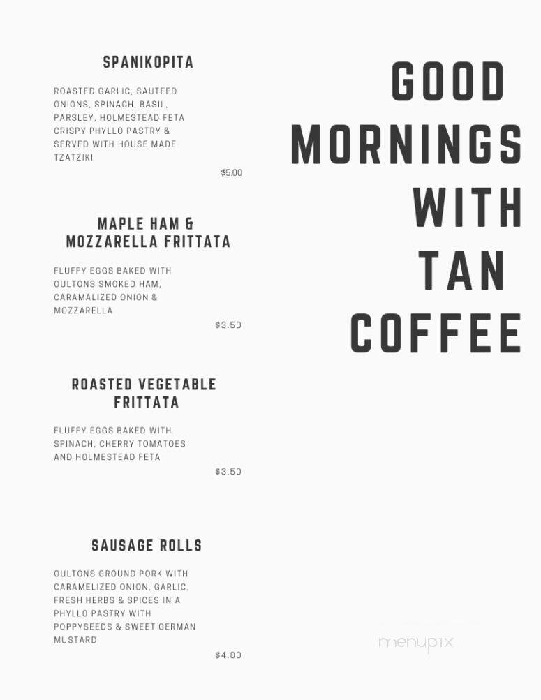 Tan Coffee - Wolfville, NS