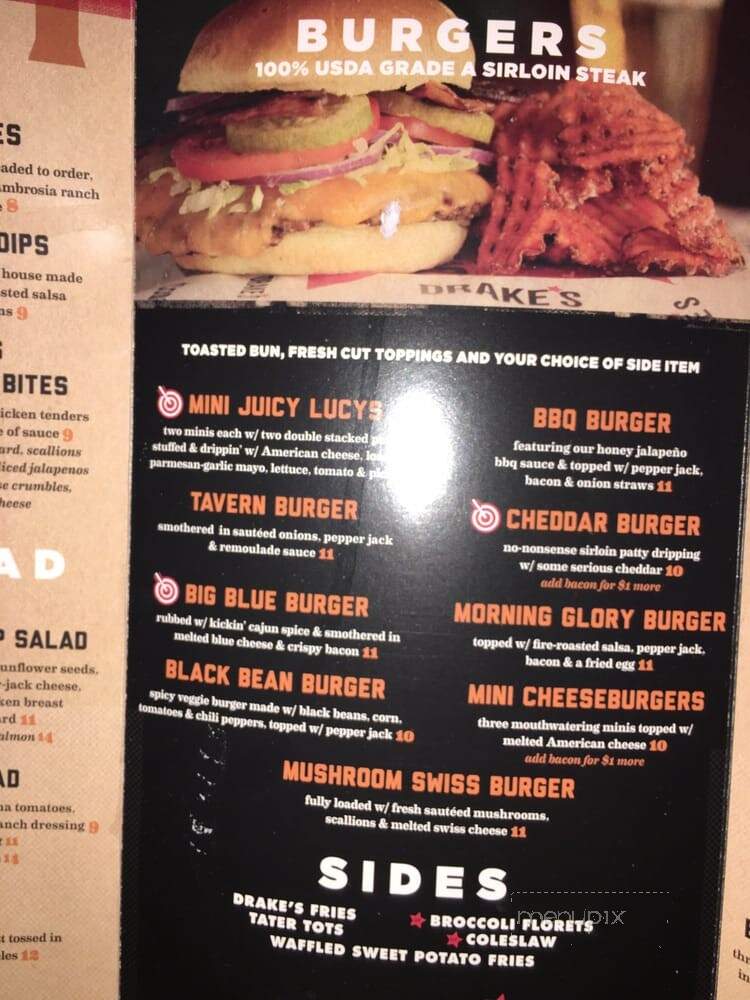 Drake's - Knoxville, TN menu_pic