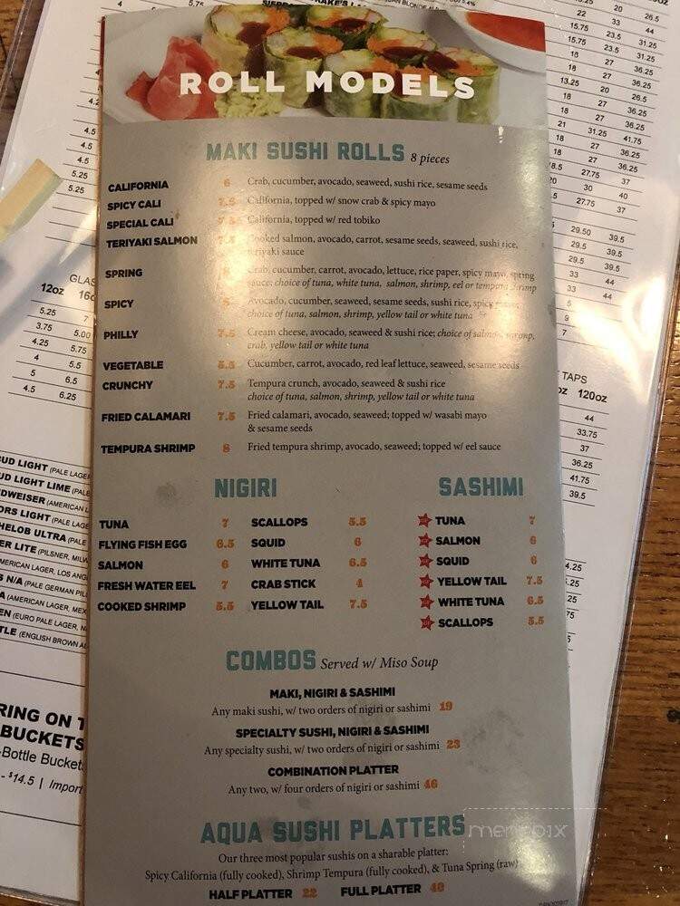 Drake's - Knoxville, TN menu_pic
