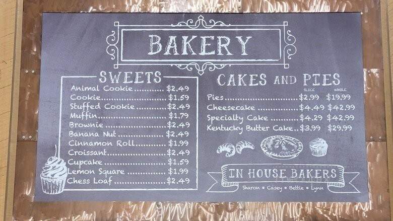 McClain General Store & More - Brandon, MS menu_pic