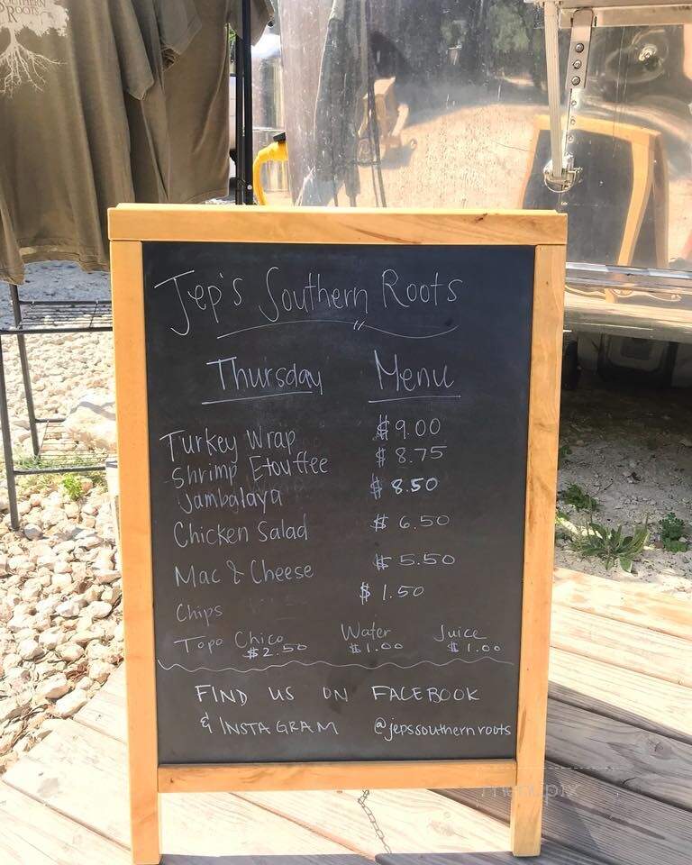 Jep's Southern Roots - Dripping Springs, TX menu_pic