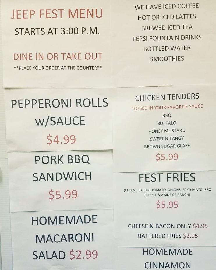 Cannella Cafe - Butler, PA menu_pic