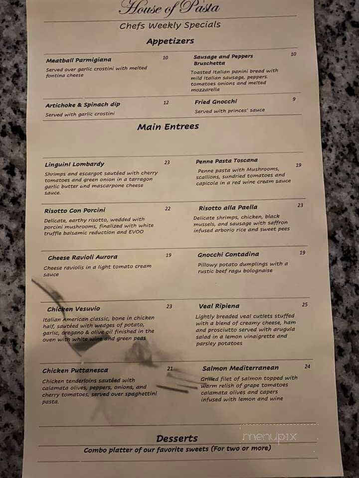 House Of Pasta - Fort Myers, FL menu_pic
