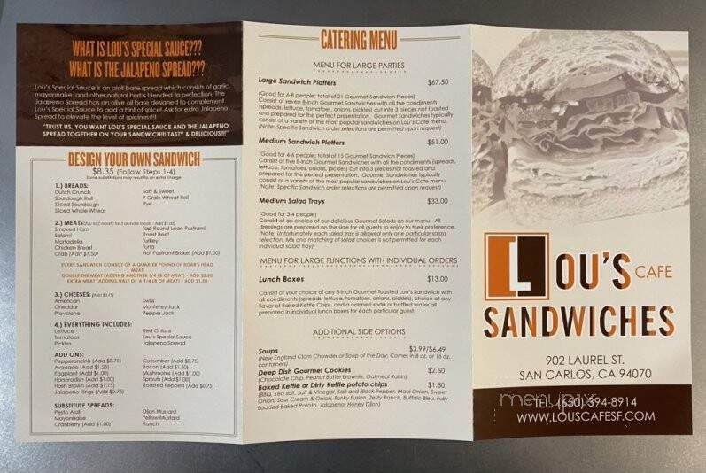 Lou's Cafe - San Carlos, CA