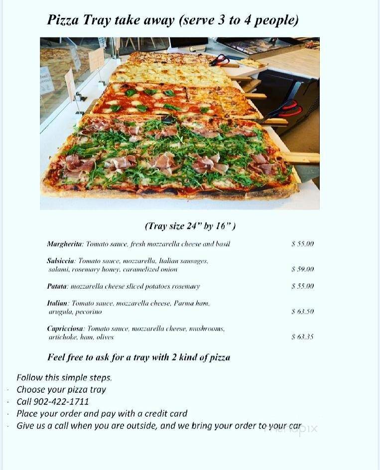 Sapori Italian Street Food - Halifax, NS menu_pic
