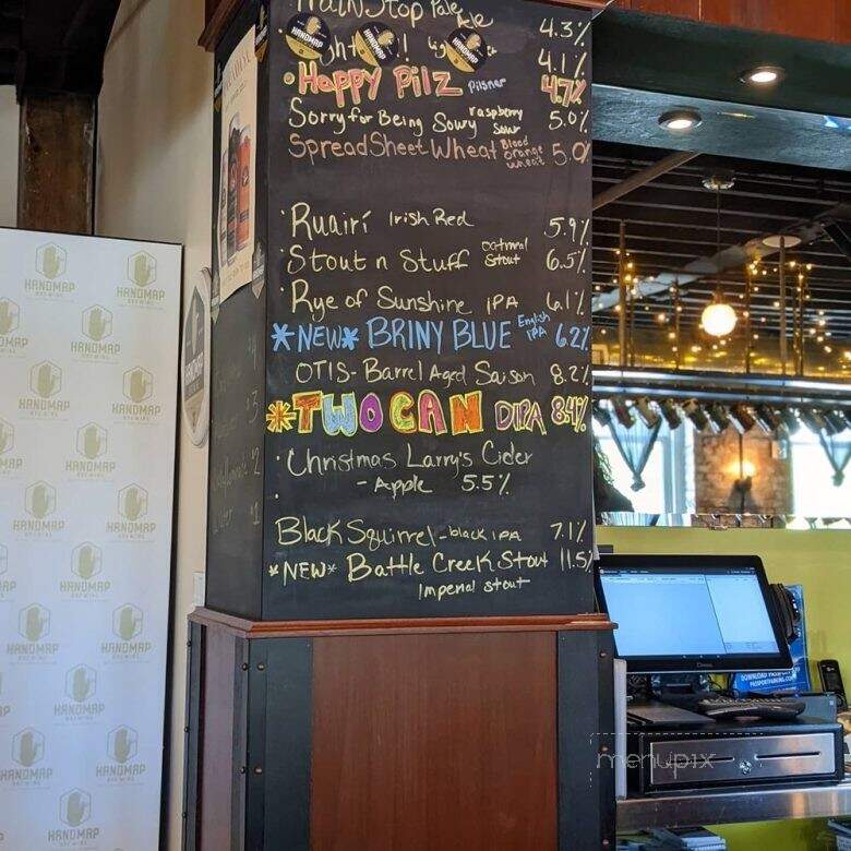 Handmap Brewing - Battle Creek, MI menu_pic
