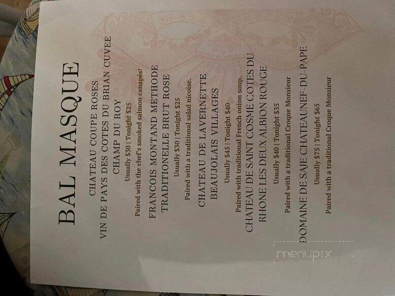 Parleys Sip and Steam - Washington, NC menu_pic