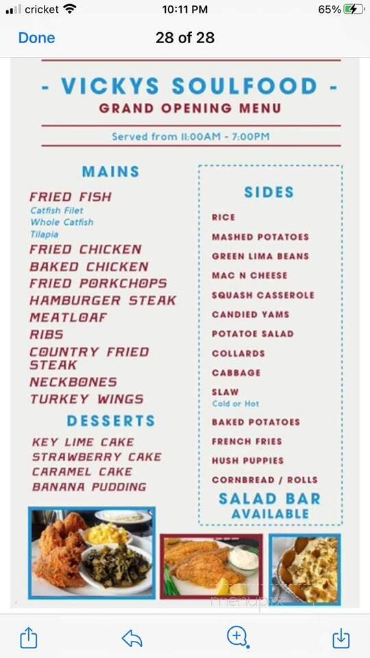 Tina's Kitchen Thai Cuisine - Waverly Hall, GA menu_pic
