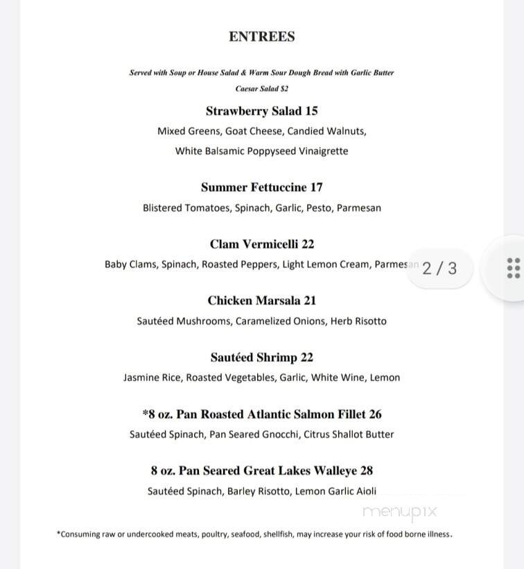 Ash's - Florence, WI menu_pic