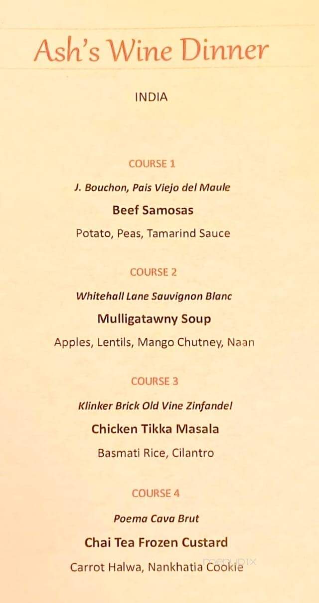 Ash's - Florence, WI menu_pic
