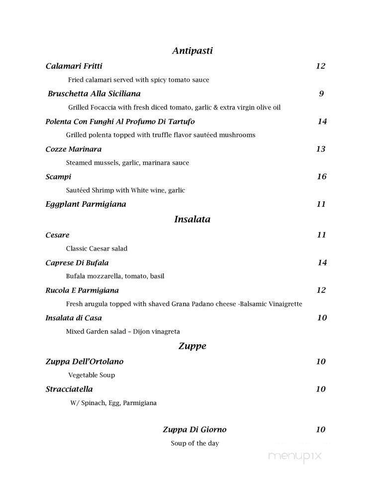 Buona Sera Ristorante - Havertown, PA menu_pic
