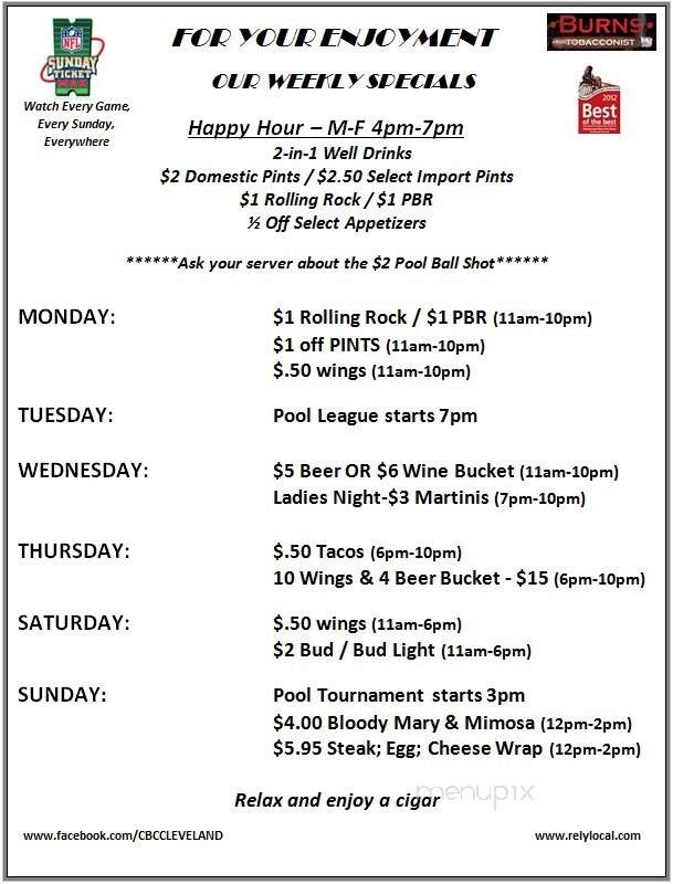 CBC - Cleveland, TN menu_pic