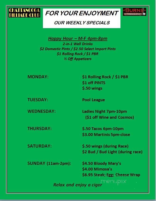 CBC - Cleveland, TN menu_pic