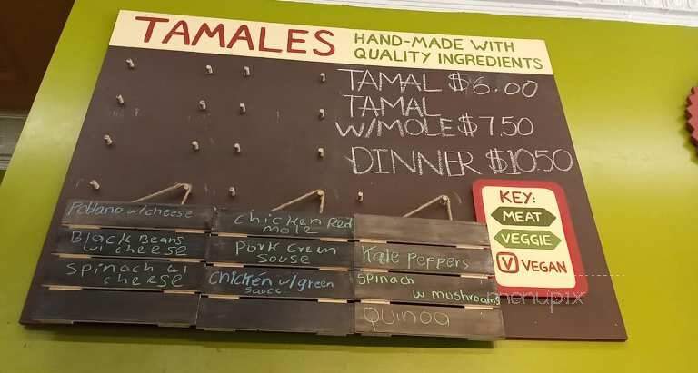 Yvolina's Tamales - Chicago, IL menu_pic