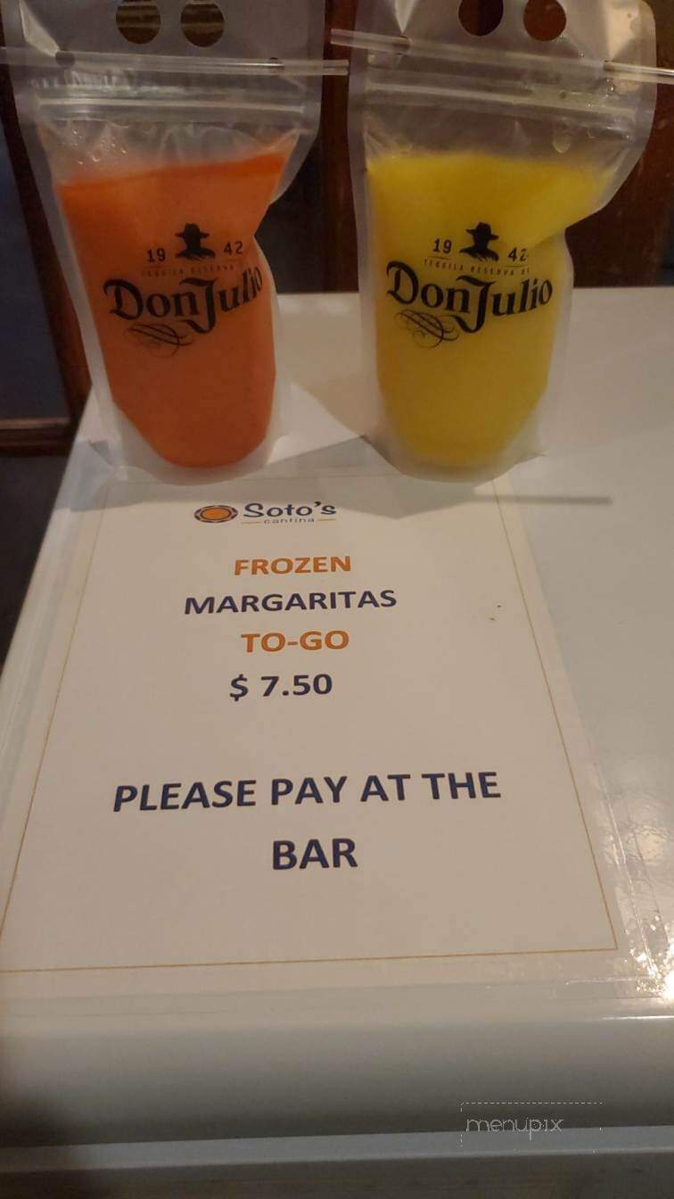 Soto's Cantina - Houston, TX menu_pic
