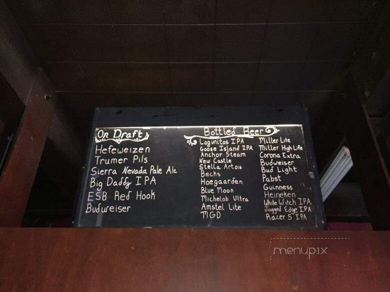 White Horse Bar - Oakland, CA menu_pic