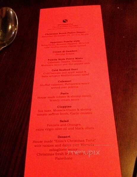Spiaggetta - Stone Harbor, NJ menu_pic