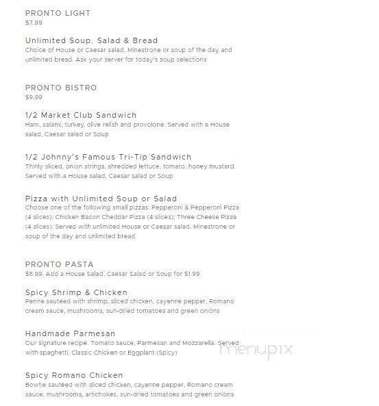 Johnny Carino's Italian - Pigeon Forge, TN menu_pic