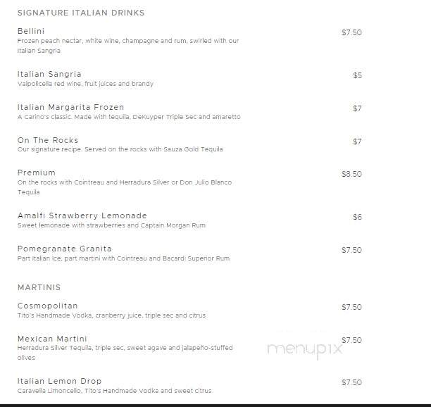 Johnny Carino's Italian - Pigeon Forge, TN menu_pic