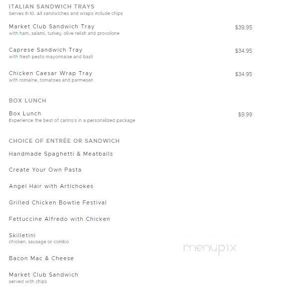 Johnny Carino's Italian - Pigeon Forge, TN menu_pic