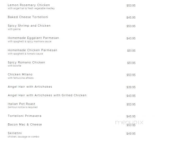 Johnny Carino's Italian - Pigeon Forge, TN menu_pic