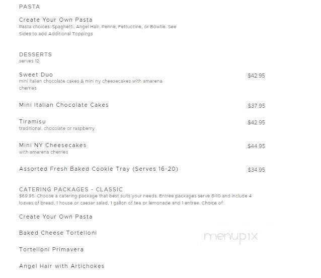 Johnny Carino's Italian - Pigeon Forge, TN menu_pic