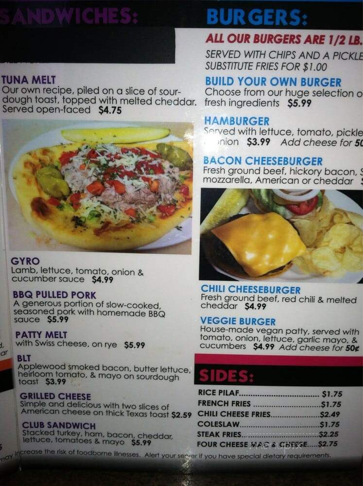 Celina's Sports Bar & Grill - Madison Heights, MI menu_pic