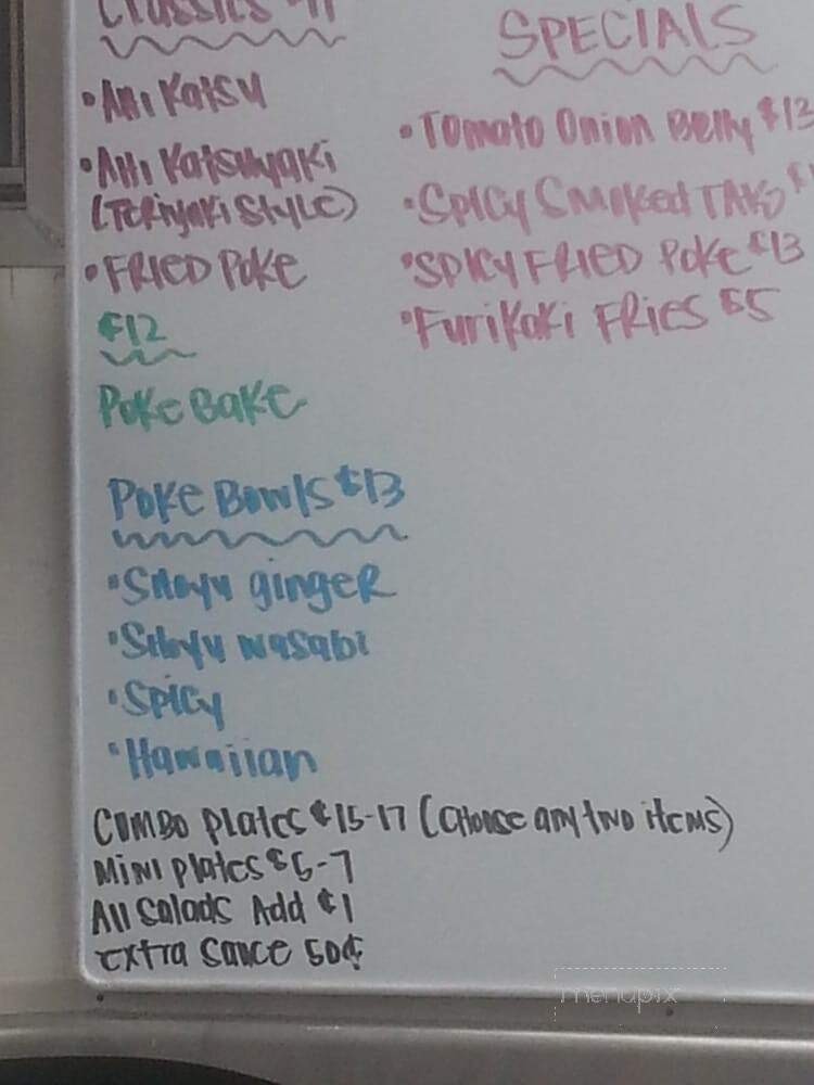 Like Poke - Kahului, HI menu_pic