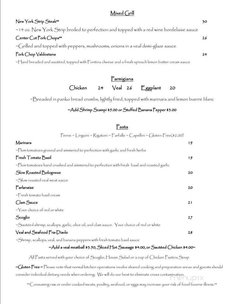 Scoglio Greentree - Pittsburgh, PA menu_pic