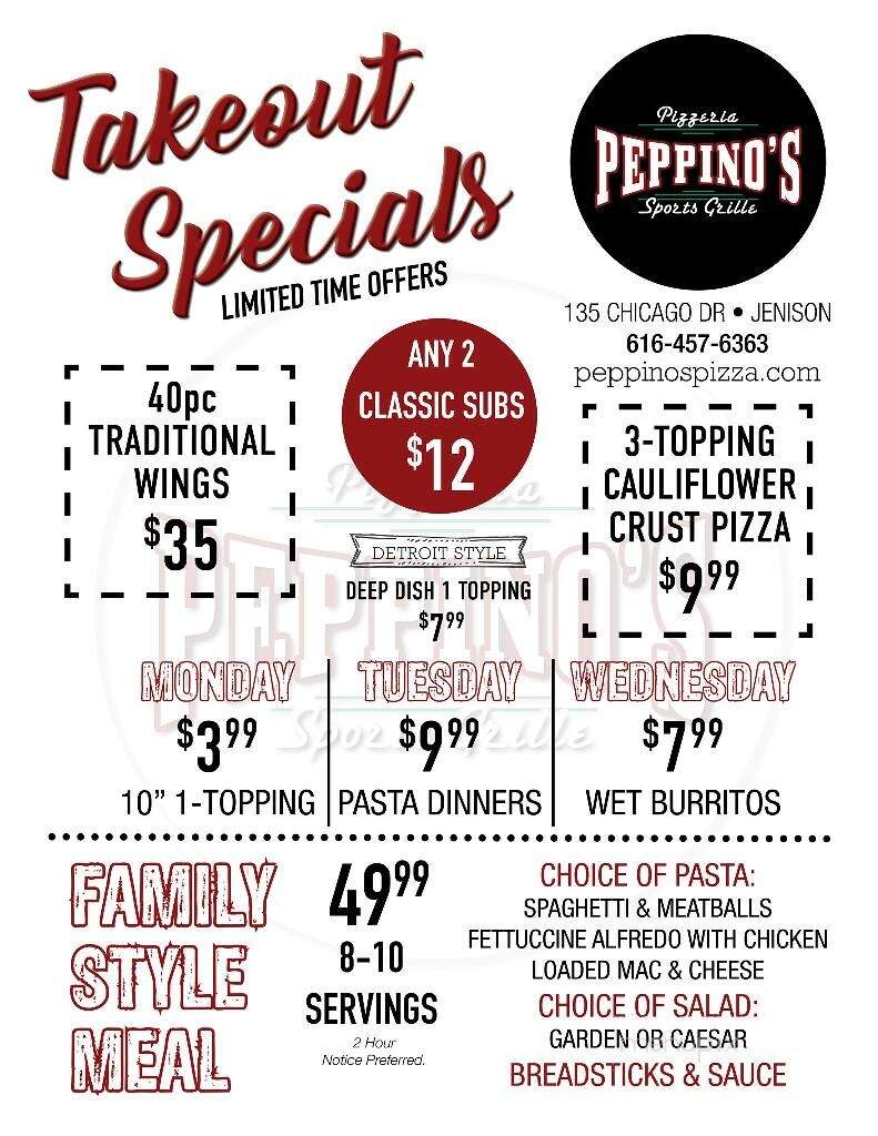 Peppino's Pizza - Jenison, MI